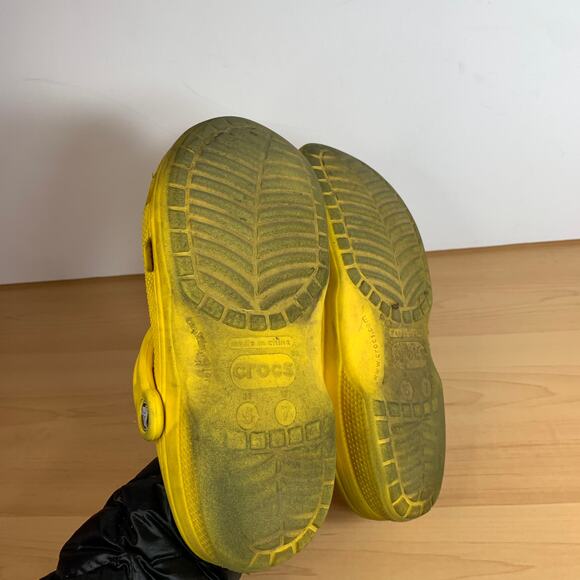 CROCS Women's Yellow Sandal size 7 - Picture 7 of 8